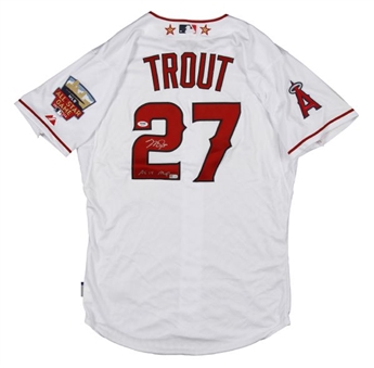 Mike Trout Signed and Inscribed Angels All-Star Game Jersey (MLB Authenticated)